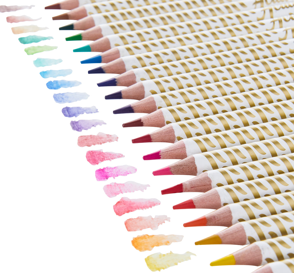 Lápices de Colores Acuarelables XL x 24 Mooving (327567) – Improstock