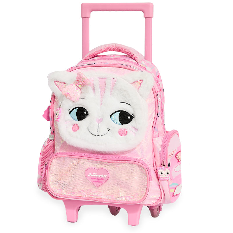 MOCHILA C/RUEDAS QUITAPESARES CARRO KINDER COOL CAT MOOVING