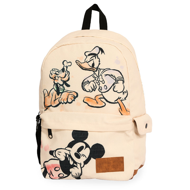 MOCHILA MICKEY & FRIENDS WATERCOLOR MOOVING