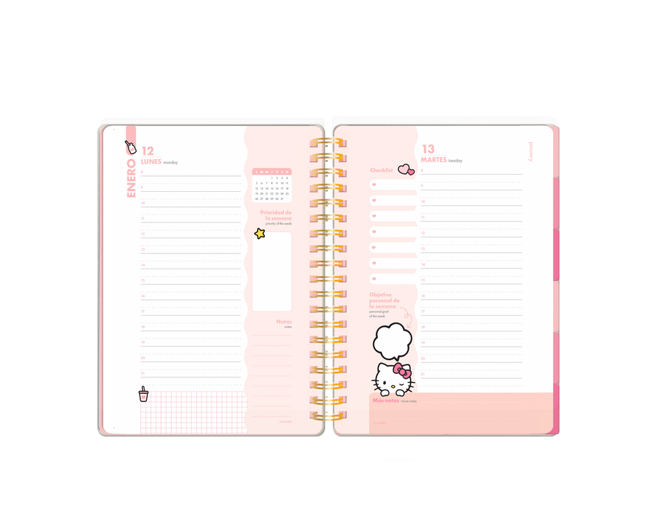 AGENDA 14X20 DXP HELLO KITTY 2026 MOOVING