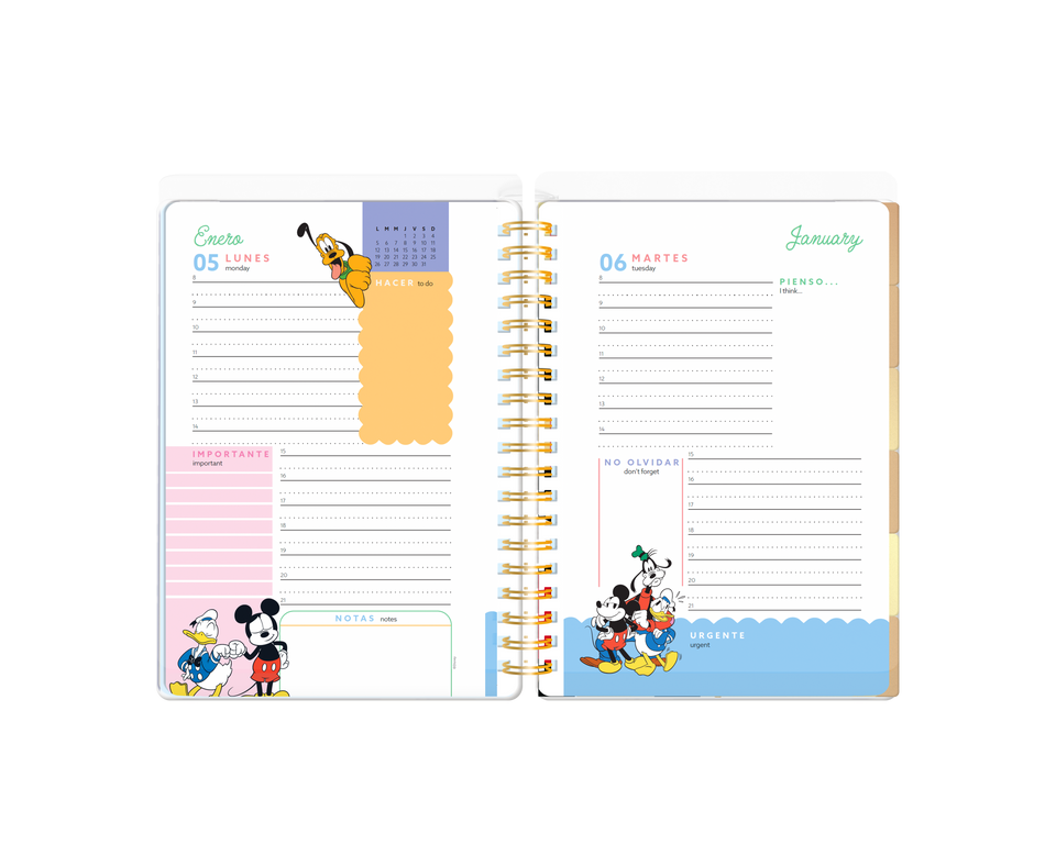AGENDA 14X20 DXP MICKEY & FRIENDS 2026 MOOVING