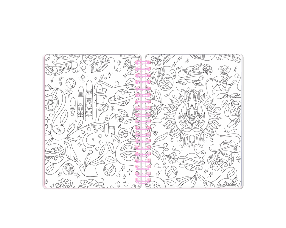 AGENDA 15X21 S.V. THE COLORING PLANNER BY CAR PINTOS 2026 MOOVING