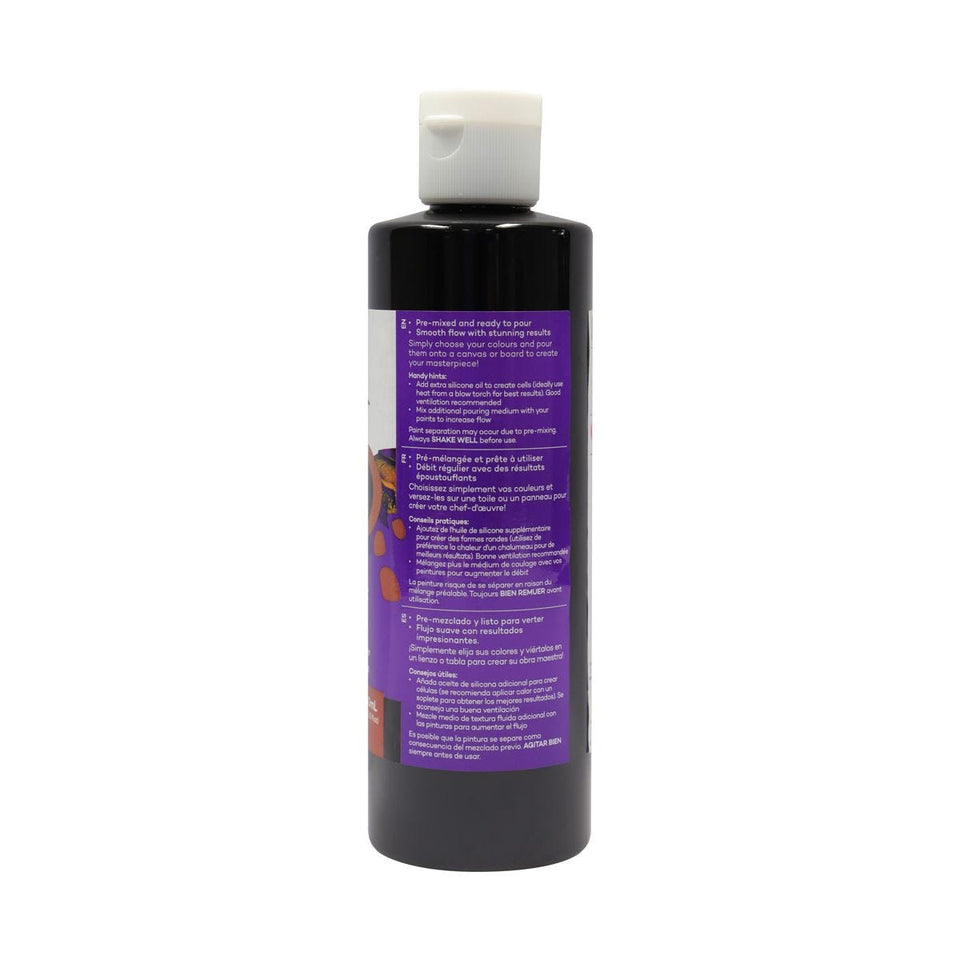 PINTURA ACRILICA NEGRA EN BOTELLA 240ML MONTMARTE