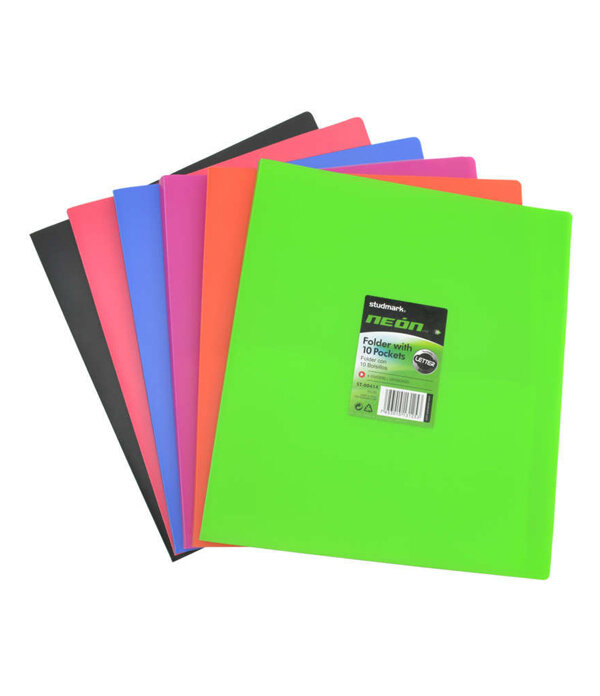 Folder A4 Neon 4 Div. Studmark