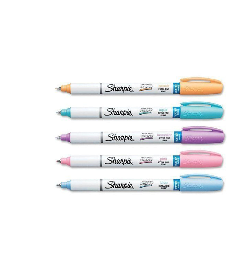 Juego de marcadores Sharpie paint extrafino pastel (setx5)