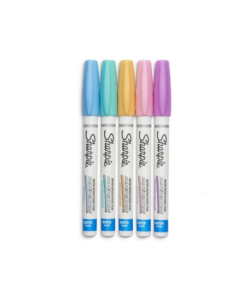 Juego de marcadores Sharpie paint extrafino pastel (setx5)