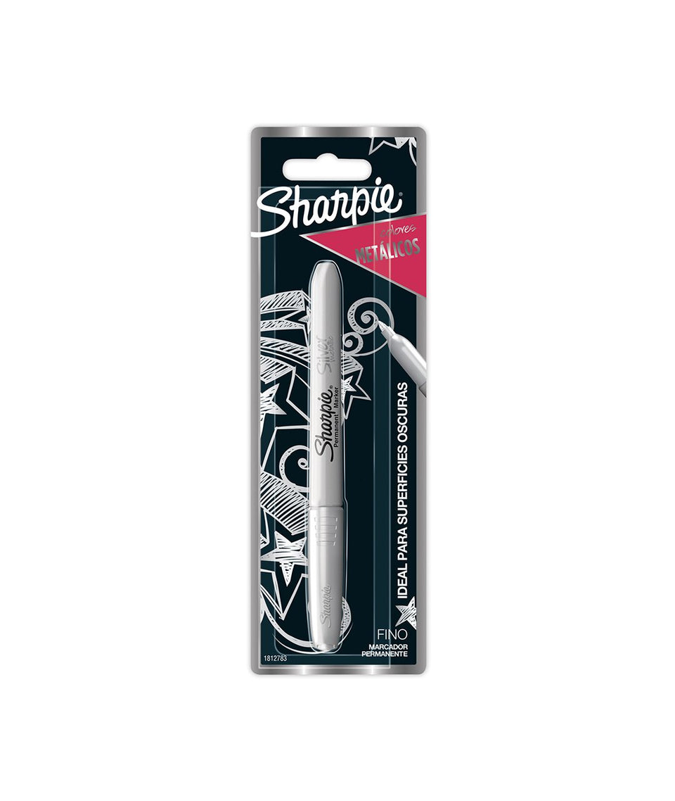 Juego de marcadores Sharpie metalizado plateado (setx1)