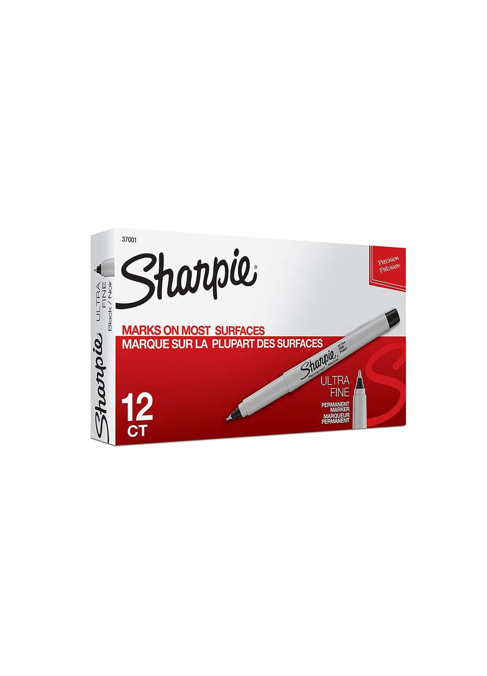 Marcador permanente Sharpie ultra fino (cjtax12)