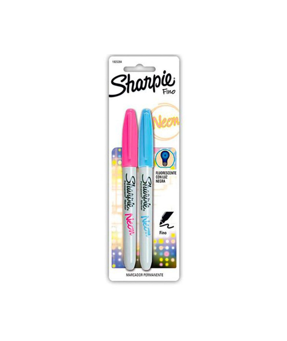 Juego de marcadores Sharpie neon (setx2)