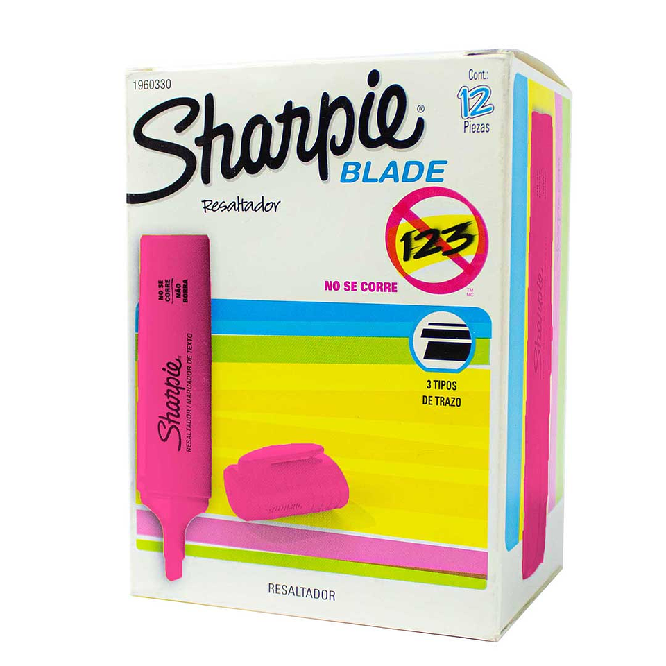 Resaltador Sharpie Blade (cjtax12)