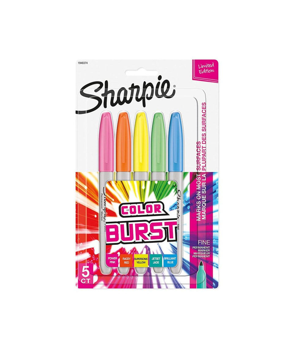 Juego de marcadores Sharpie color burst (setx5)