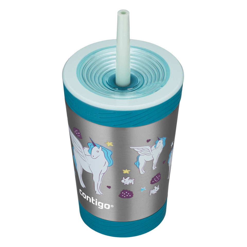 Contigo Spill-Proof Kids Tumbler with Straw Honeydew