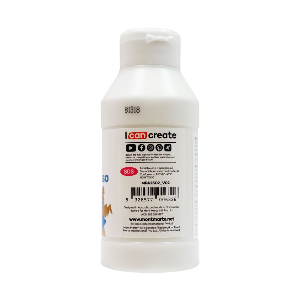 GESSO DE TEXTURA TRANSPARANTE 250ML MONTMARTE