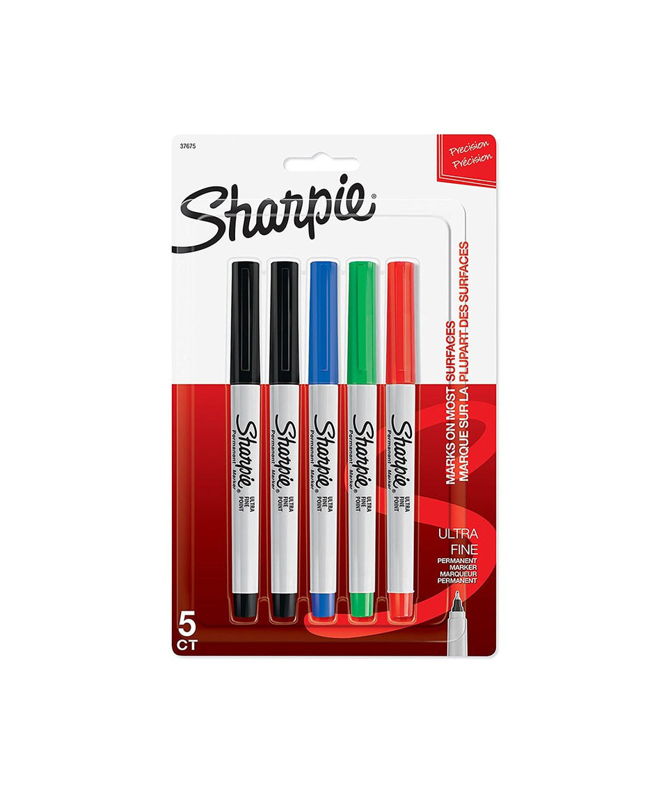 Juego de marcadores Sharpie ultrafino basico (setx5)