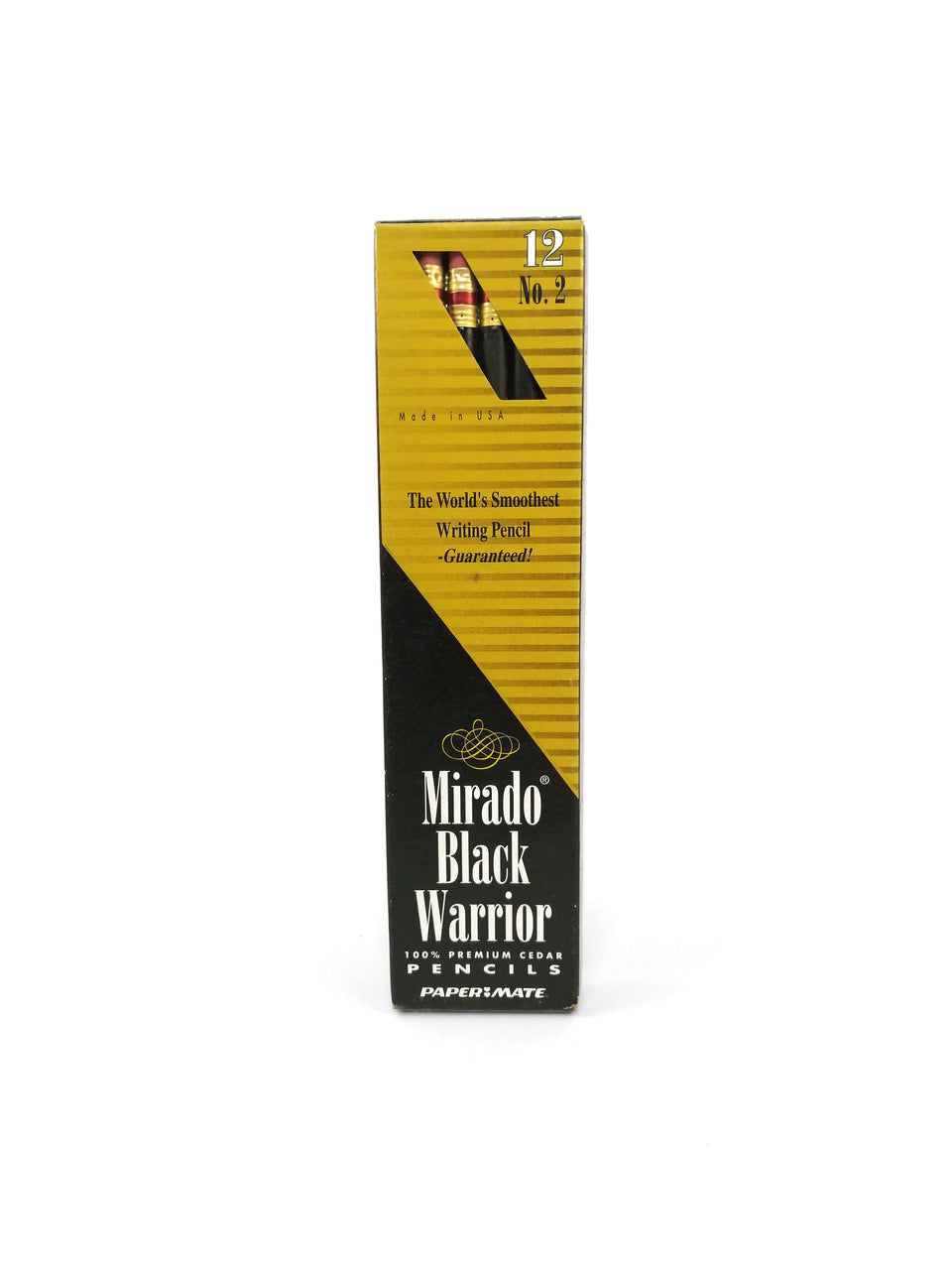 Paper Mate Mirado Black Warrior Pencils, Black, HB #2, 12 Count