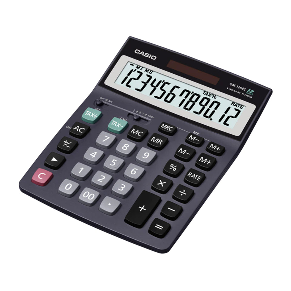 Calculadora Financiera de escritorio 12 Digitos Casio DM-1200S