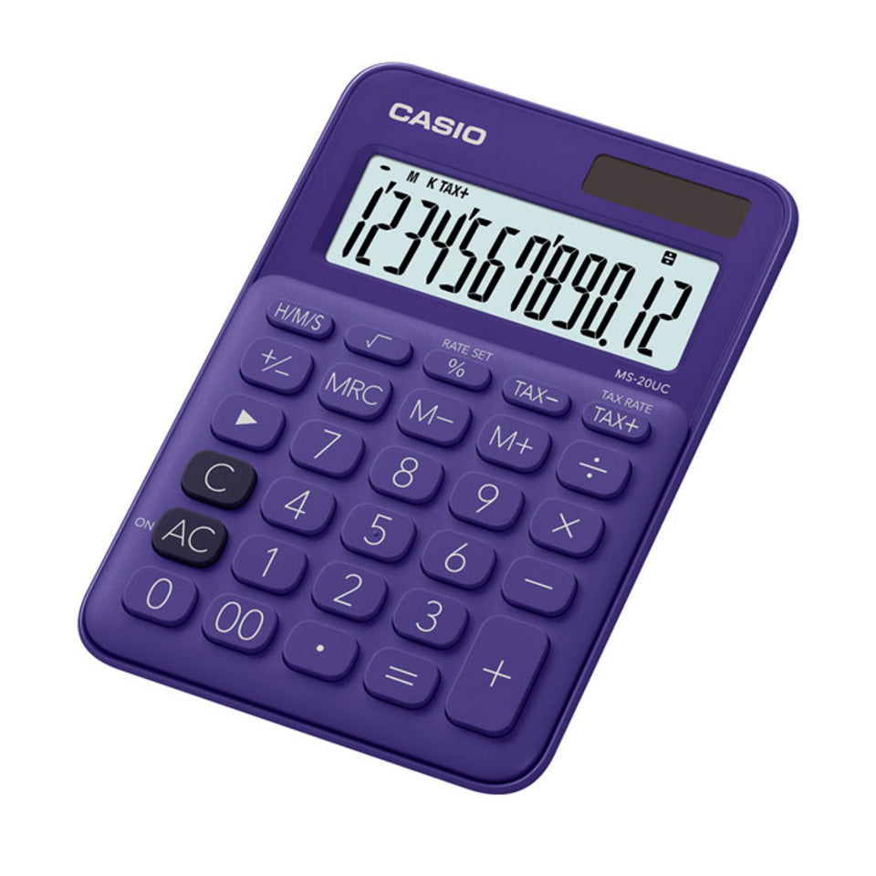 Calculadora de escritorio Mi Estilo 12 Digitos Casio MS-20UC