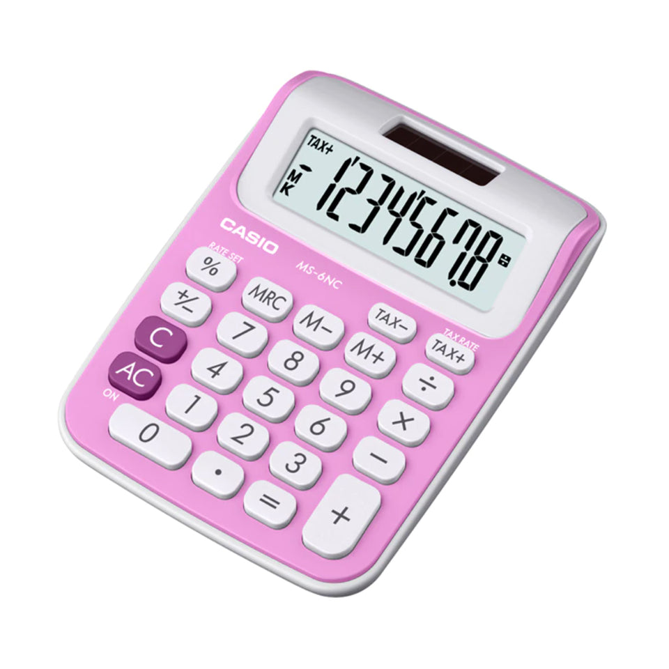 Calculadora de escritorio Mi Estilo 8 Digitos Casio MS-6NC