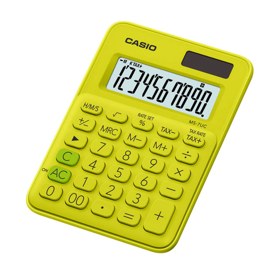 Calculadora de escritorio Mi Estilo 10 Digitos Casio MS-7UC