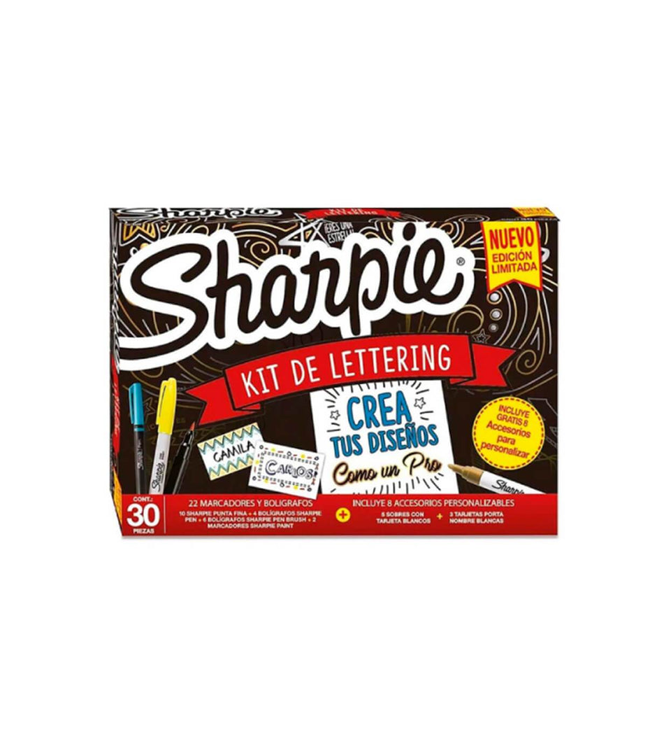 Marcadores permanentes Sharpie (set30) Kit lettering 2078546