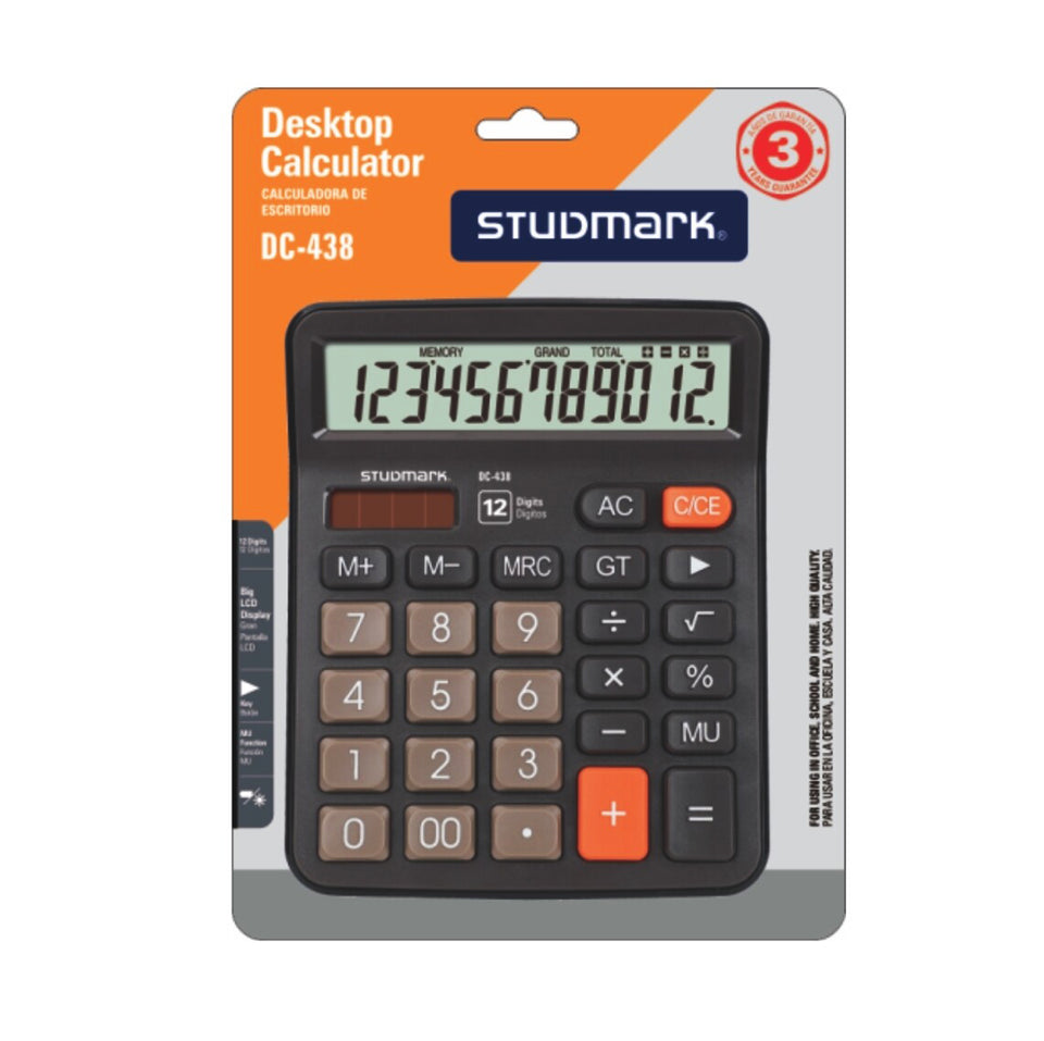 Calculadora de Mesa 12 Dig. Studmark