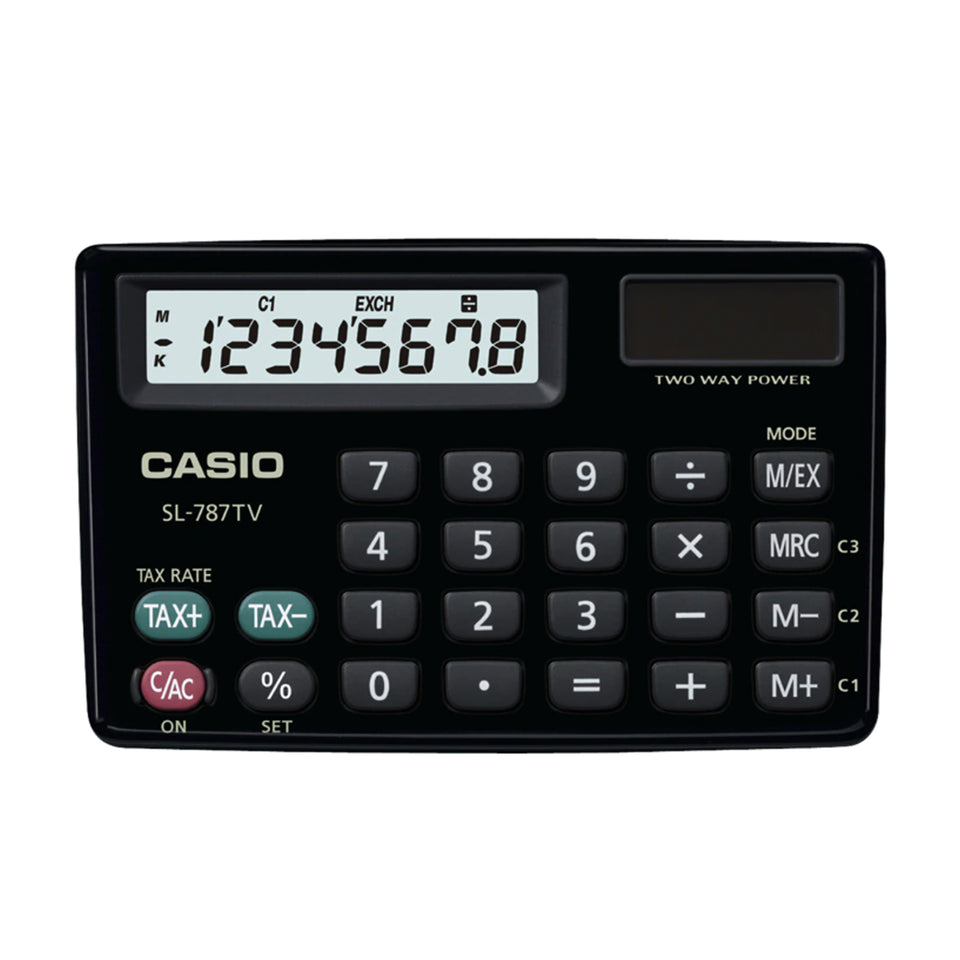 Calculadora de Bolsillo Horizontal 8 Digitos Casio SL-787