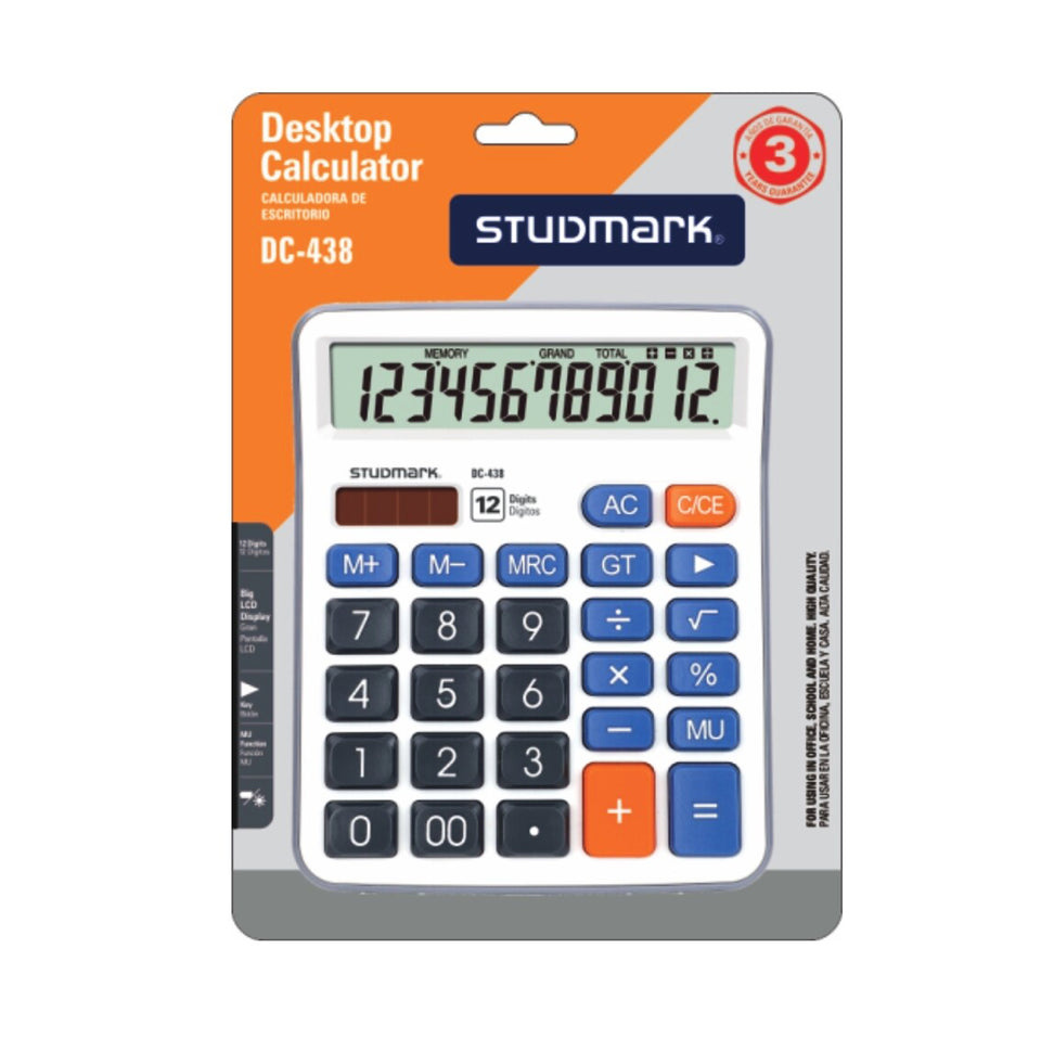 Calculadora de Mesa 12 Dig. Studmark