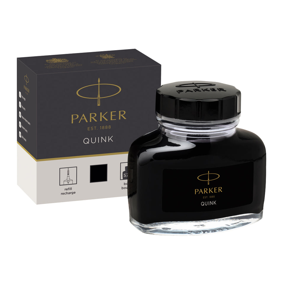 Tinta Negra en botella para Plumafuente Parker 1.9 fl oz (57 ml)