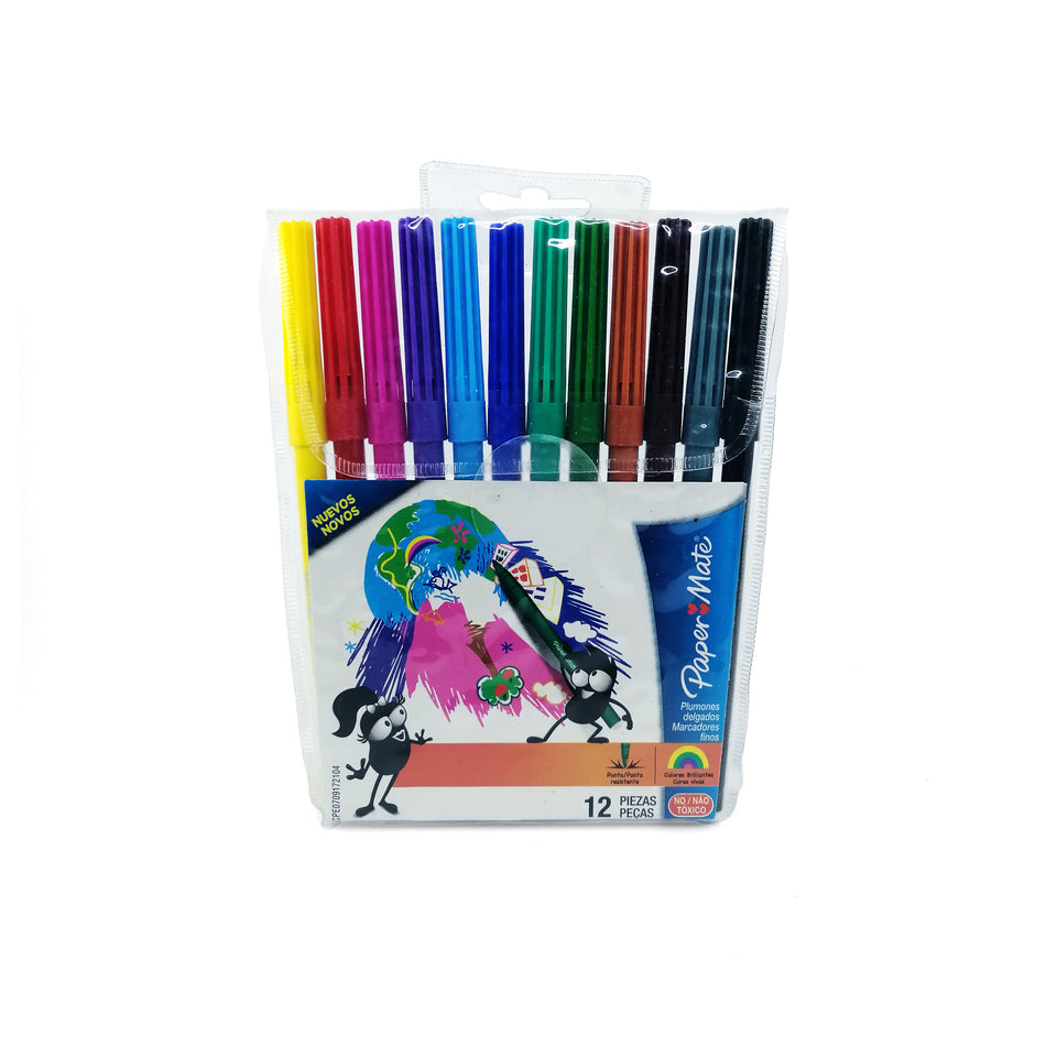Marcadores de colores Papermate (setx12)
