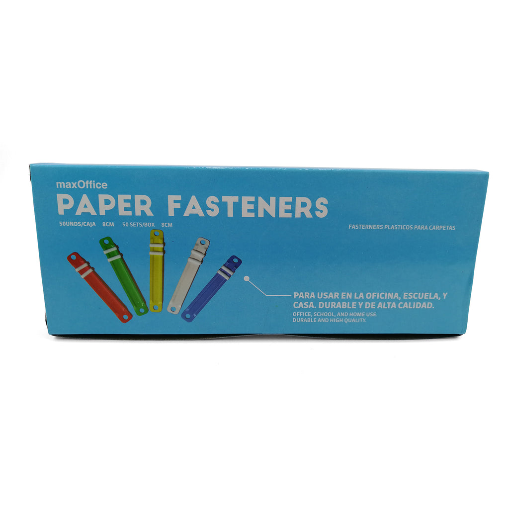 Nepaco plastico 8cm Maxoffice (cajitax50pzas) FASTENER PLASTIC – DIXMAN ...