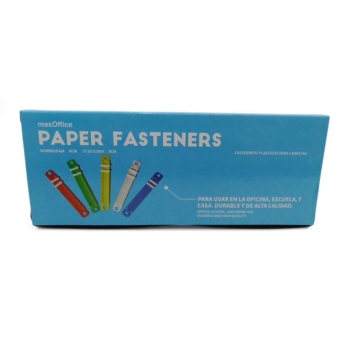 Nepaco plastico 8cm Maxoffice (cajitax50pzas) FASTENER PLASTIC – DIXMAN ...